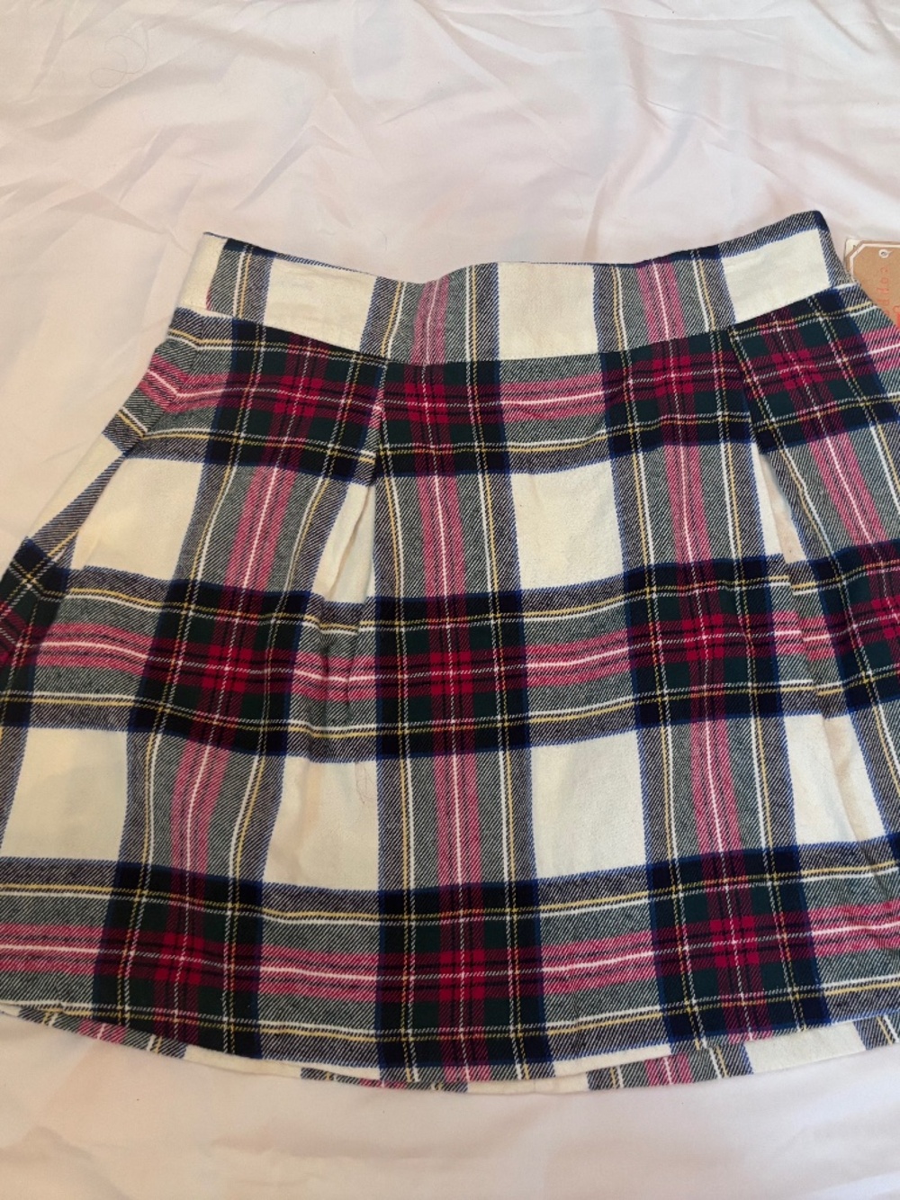 Copper Key plaid skirt